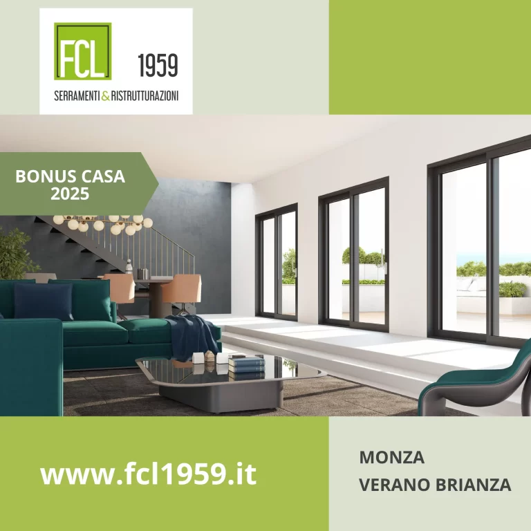 Bonus casa 2025 con FCL 1959