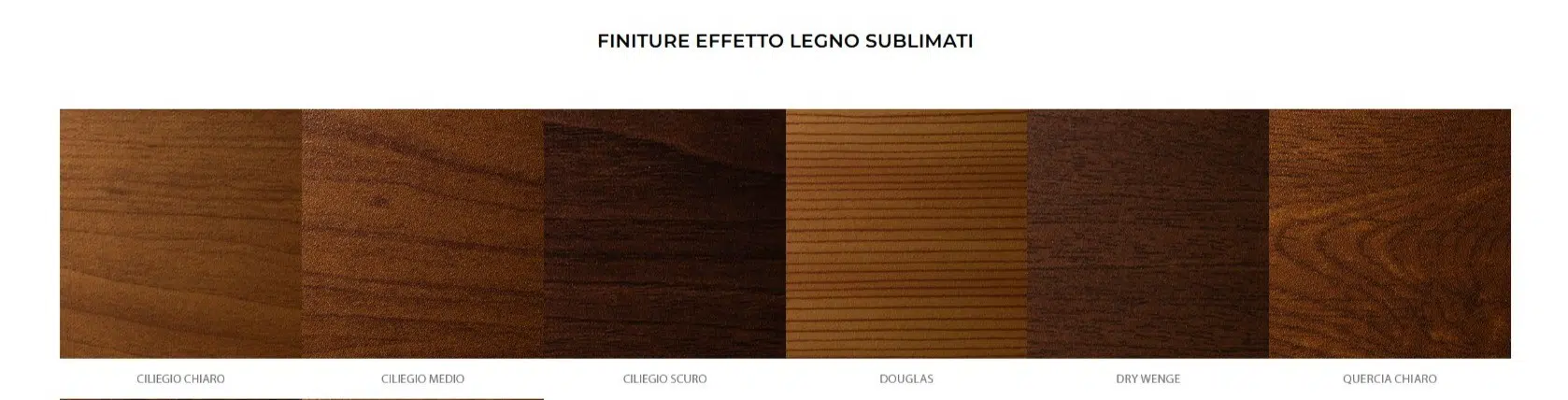 infissi in pvc effetto legno, colori e finiture