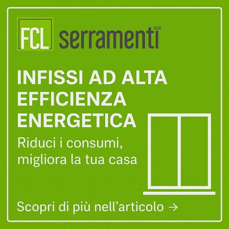 Infissi ad alta efficienza energetica, con FCL 1959