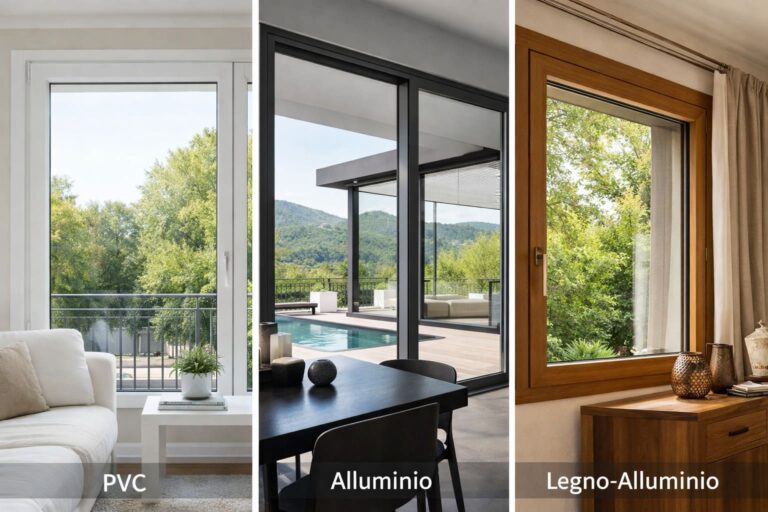 Infissi in Brianza in PVC, alluminio e legno-alluminio per abitazioni a Monza e provincia