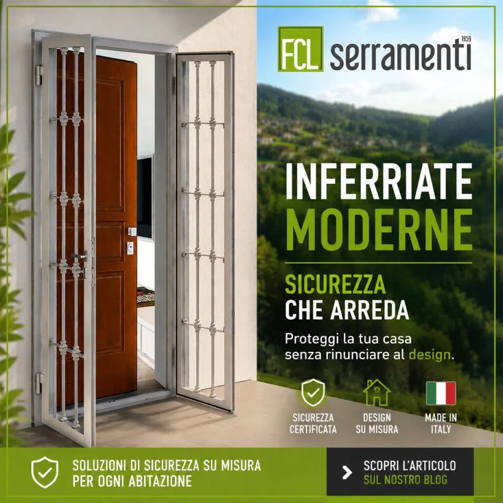 Inferriate moderne di design e sicurezza