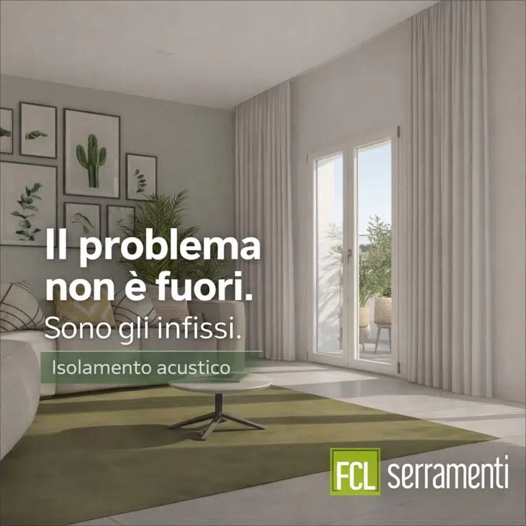 isolamento acustico infissi