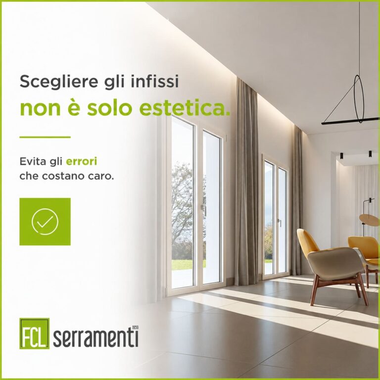 Come scegliere gli infissi, errori da evitare