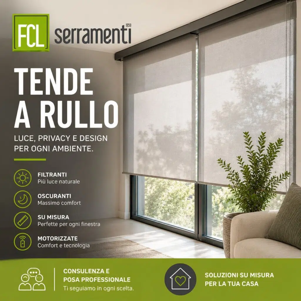tende a rullo oscuranti o flitranti. Chiedi a FCL